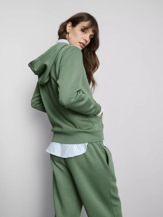 Essential zip-through hoodie