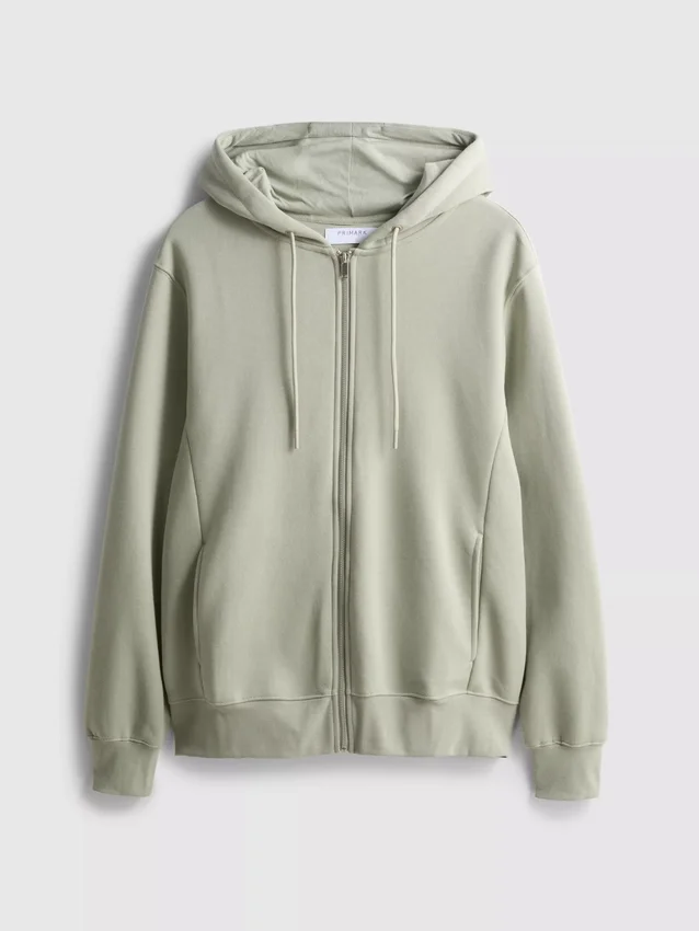Essential zip-through hoodie