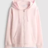 Essential zip-through hoodie