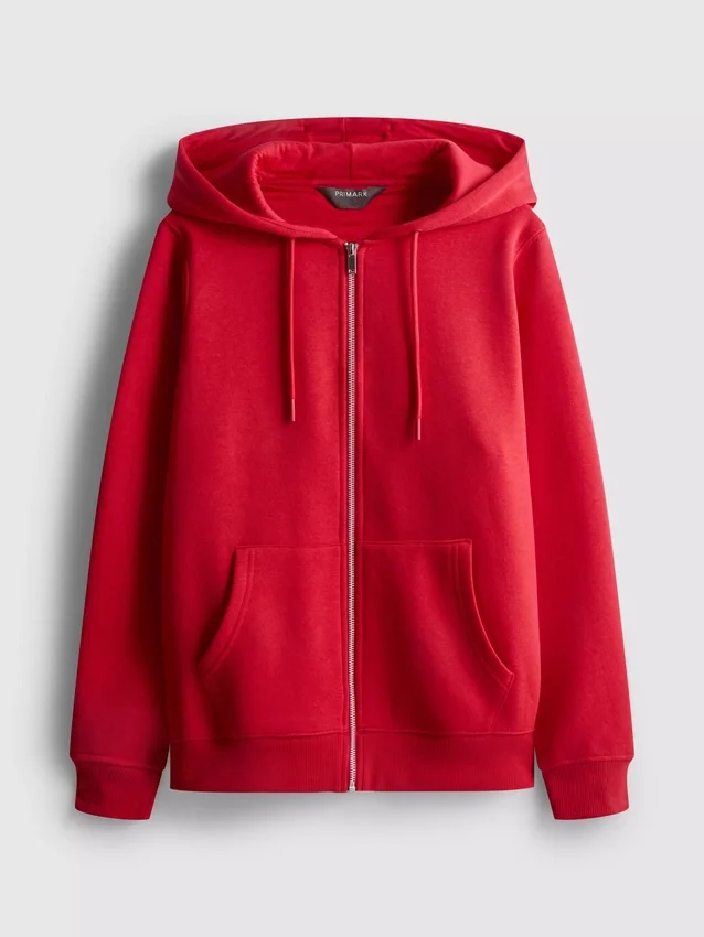 Essential zip-through hoodie