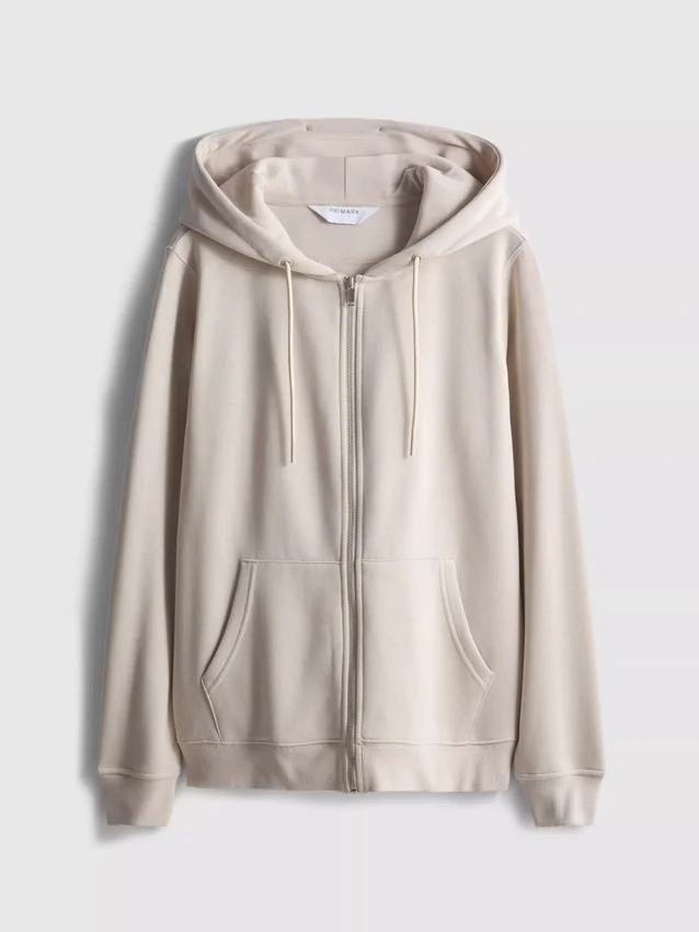 Essential zip-through hoodie