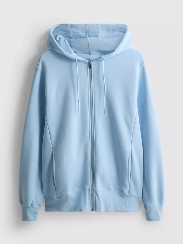 Essential zip-through hoodie