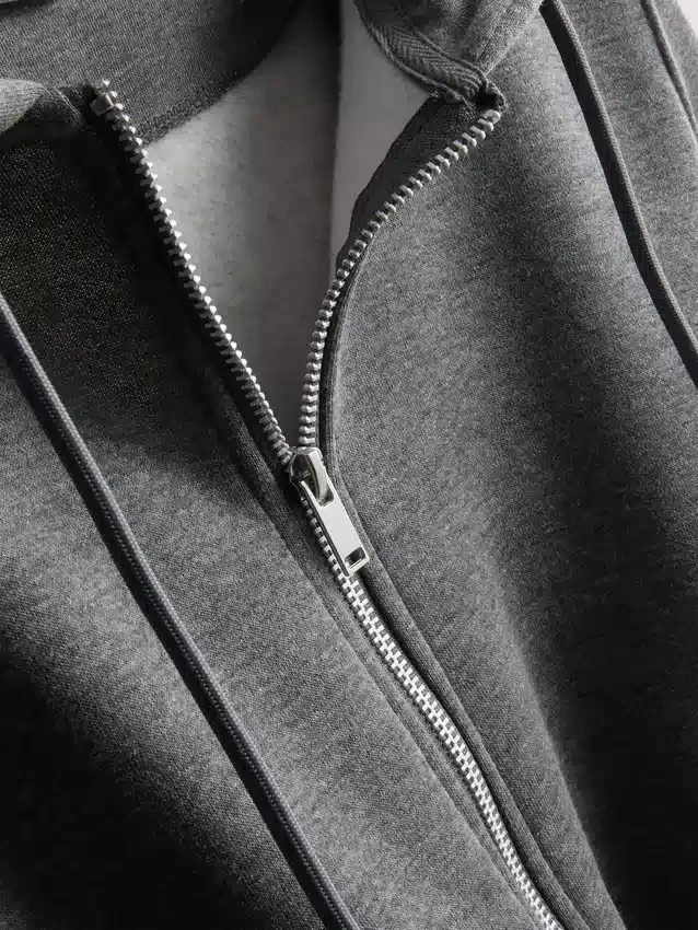 Essential zip-through hoodie