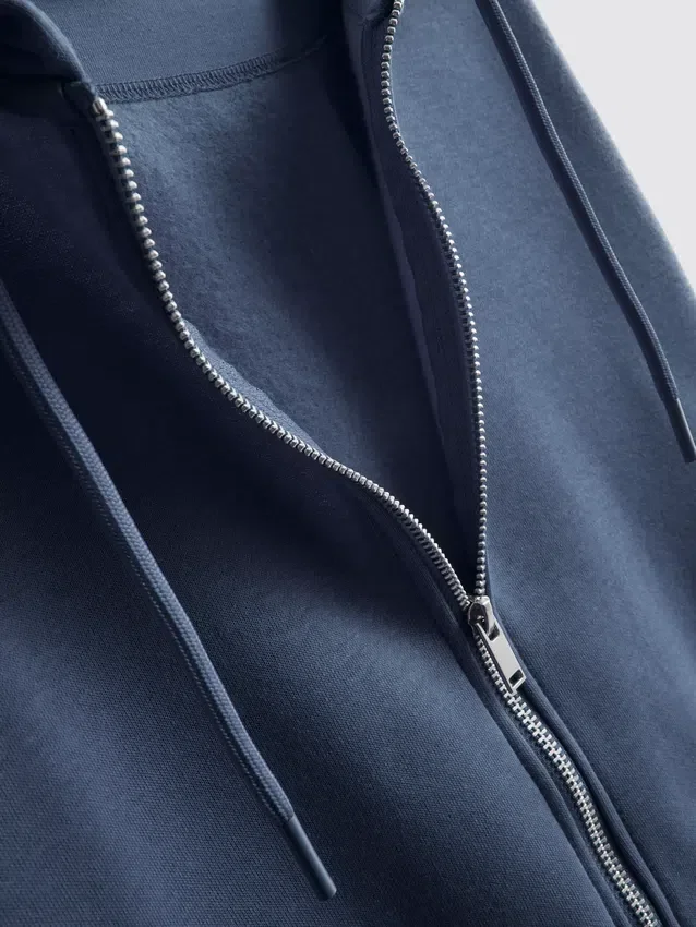 Essential zip-through hoodie