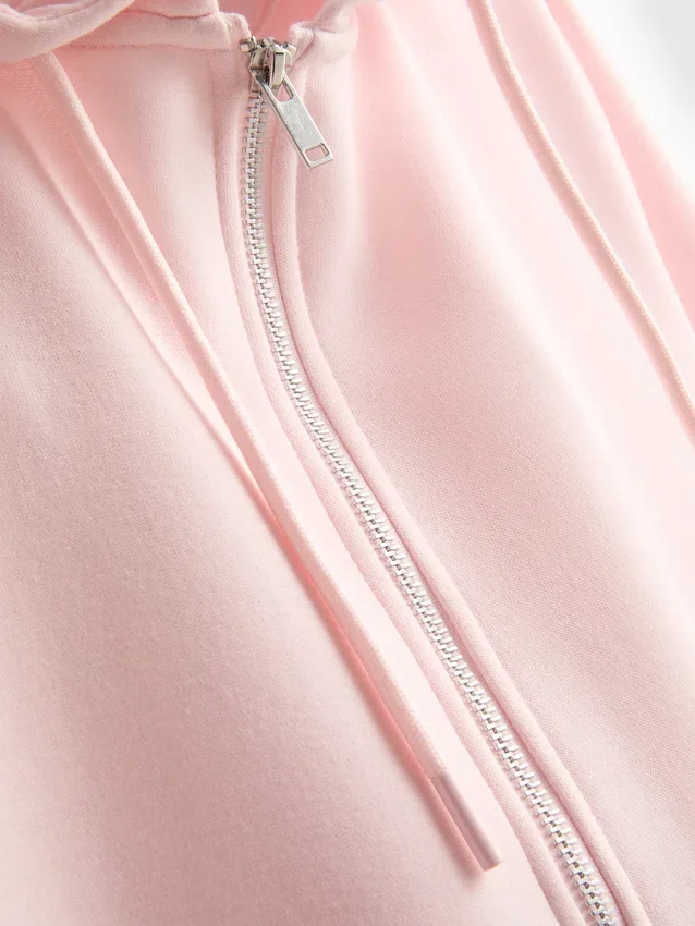 Essential zip-through hoodie