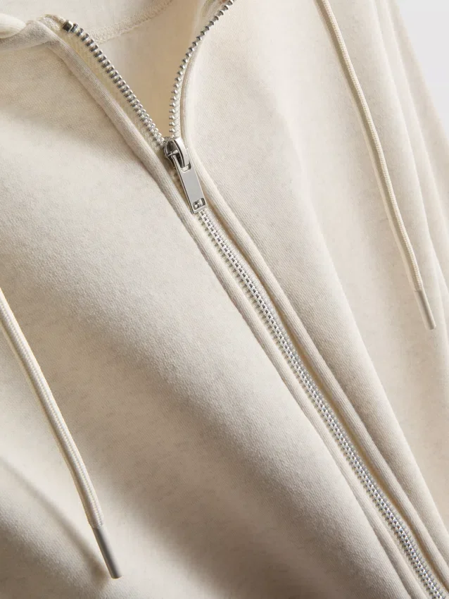 Essential zip-through hoodie