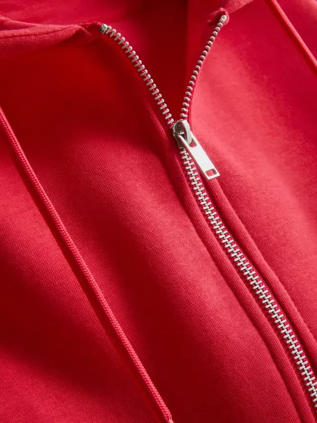 Essential zip-through hoodie