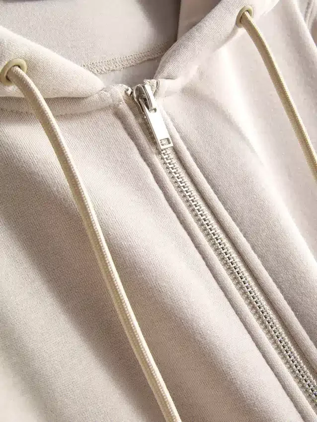 Essential zip-through hoodie
