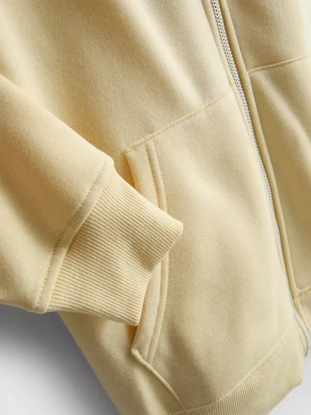 Essential zip-through hoodie