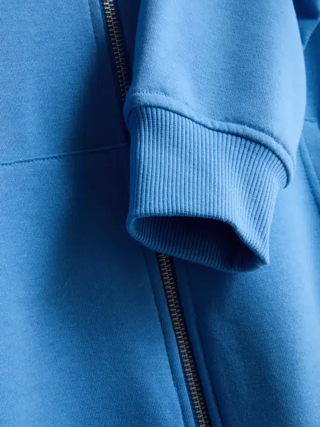 Essential zip-through hoodie