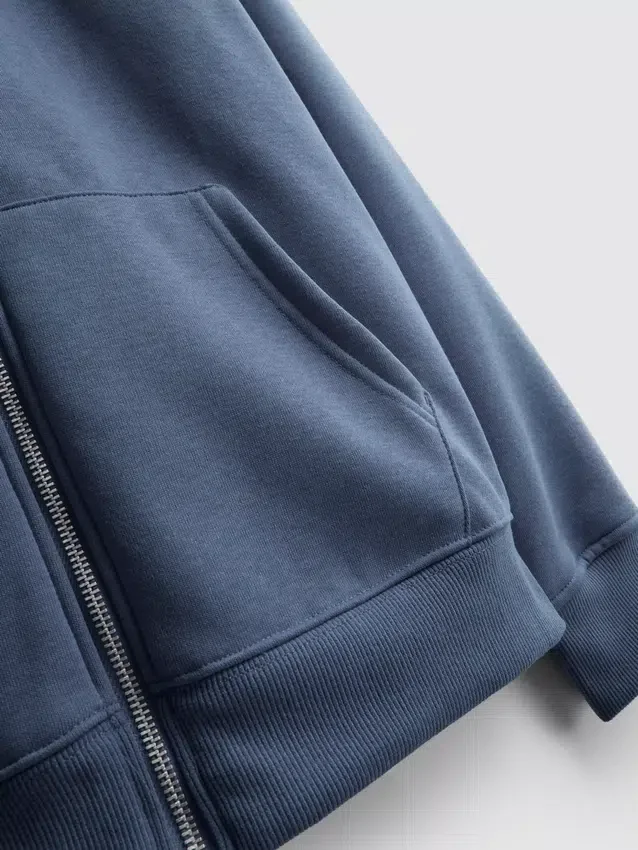 Essential zip-through hoodie