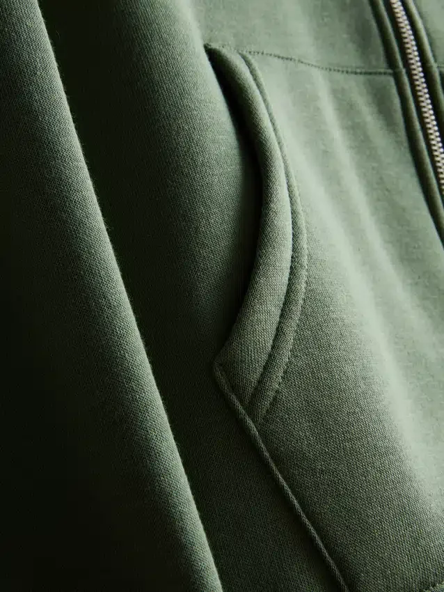 Essential zip-through hoodie