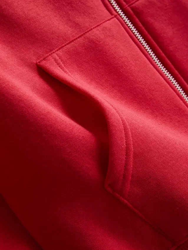 Essential zip-through hoodie