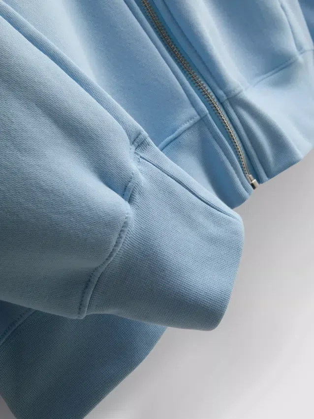 Essential zip-through hoodie