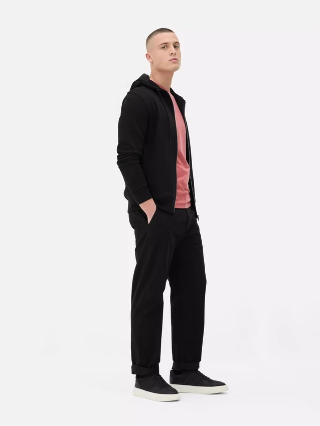 Essential zip-up hoodie