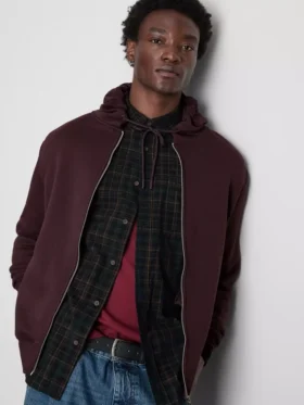 Essential zip-up hoodie