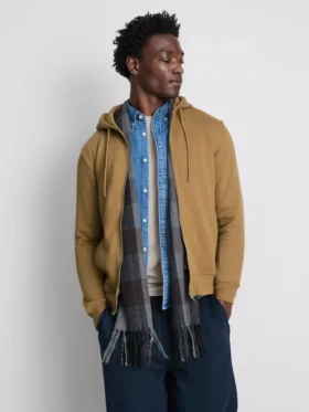 Essential zip-up hoodie