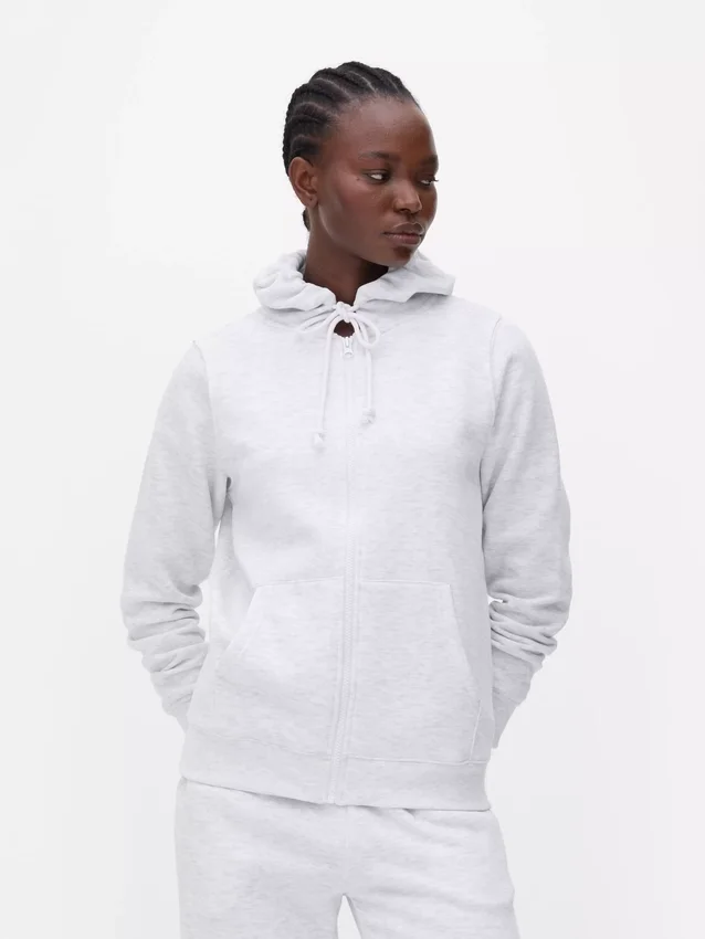 Essential zip-up hoodie