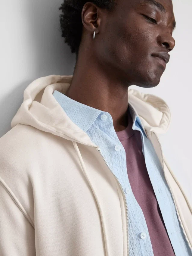Essential zip-up hoodie
