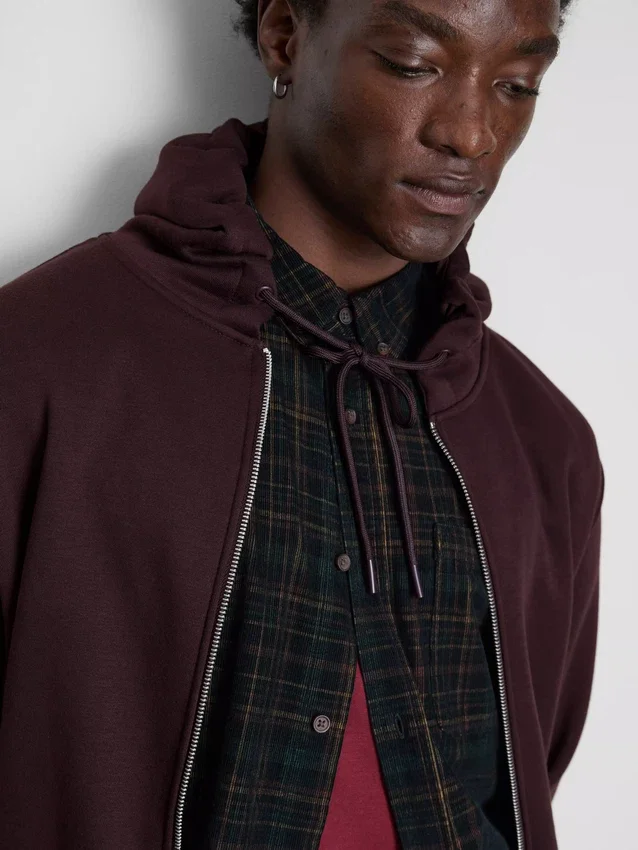 Essential zip-up hoodie