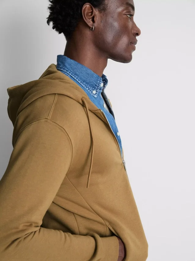 Essential zip-up hoodie