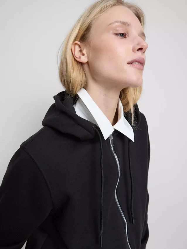 Essential zip-up hoodie