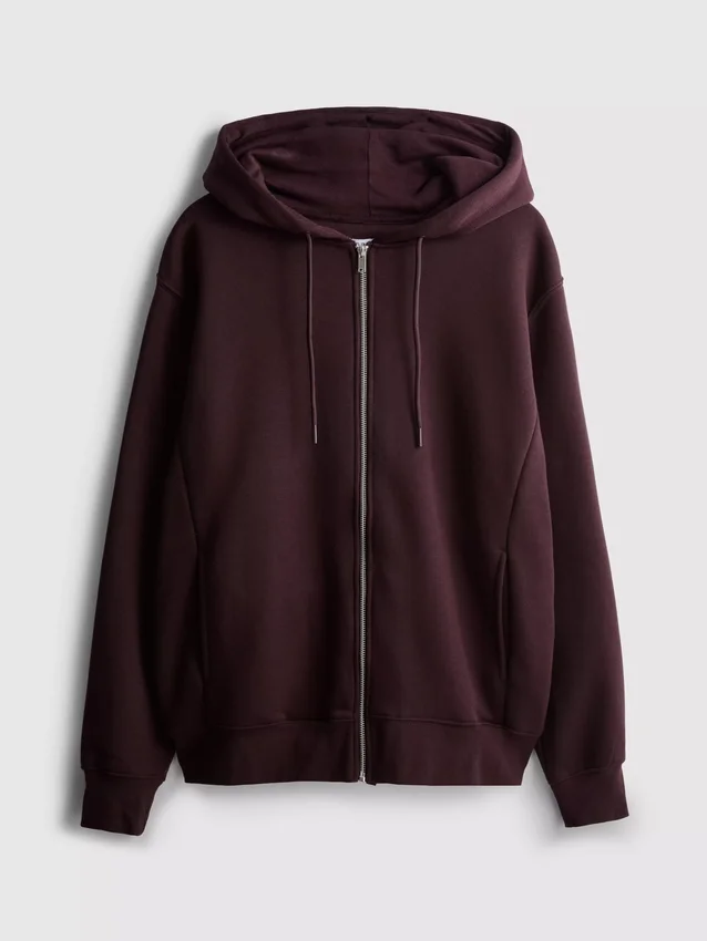 Essential zip-up hoodie