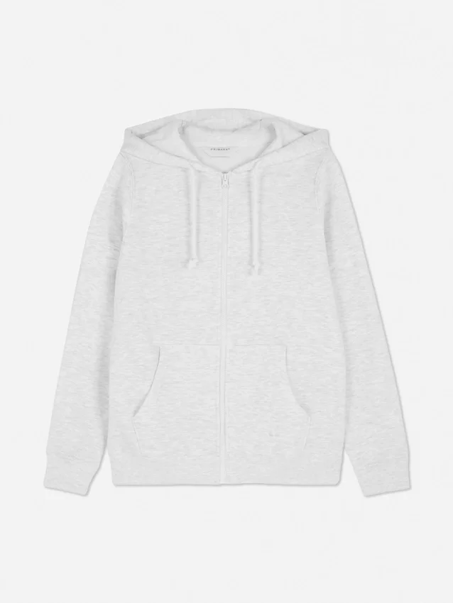 Essential zip-up hoodie