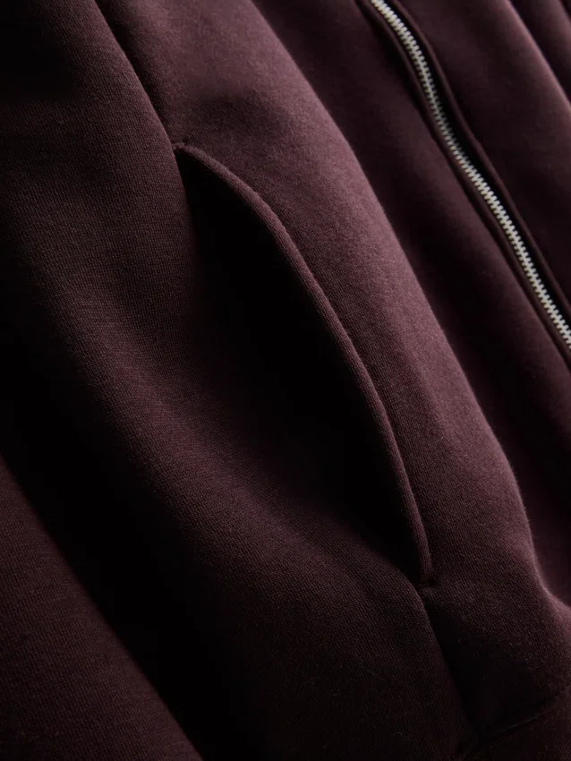 Essential zip-up hoodie