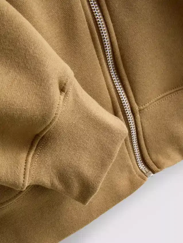 Essential zip-up hoodie