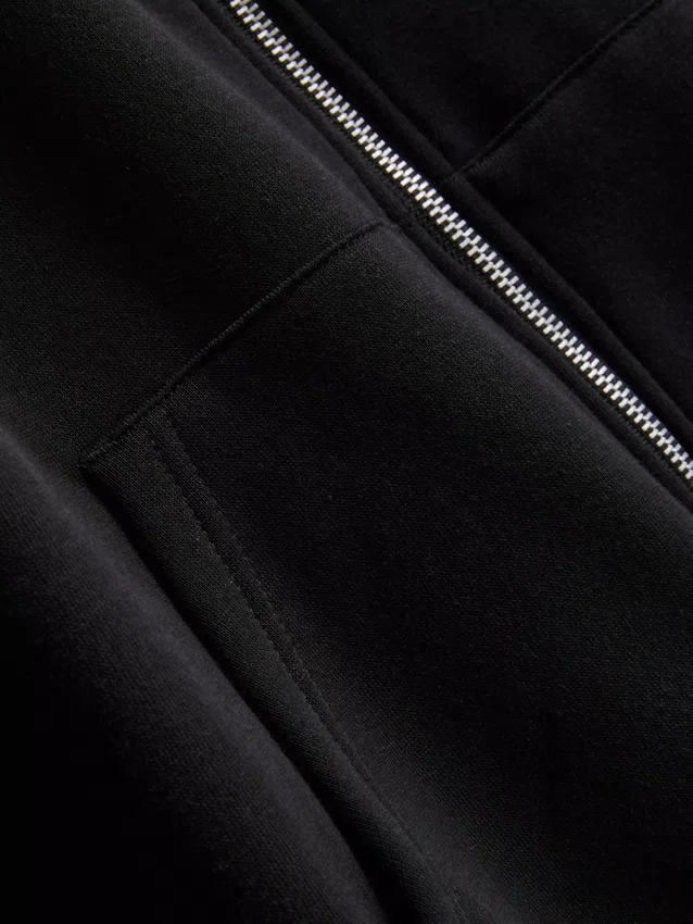 Essential zip-up hoodie