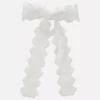 Eyelet bow hair clip