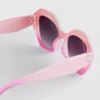 Faceted frame sunglasses