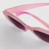 Faceted frame sunglasses