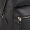 Faux leather backpack