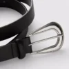 Faux leather belt