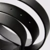 Faux leather belt