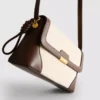 Faux leather crossbody bag