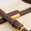 Faux leather crossbody bag