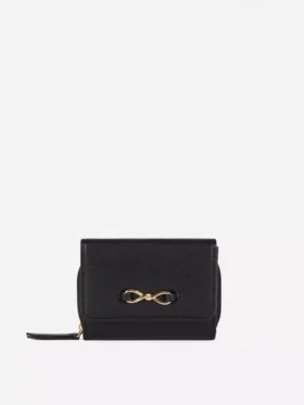 Faux leather eternity purse