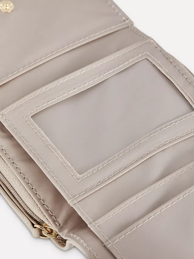 Faux leather eternity purse