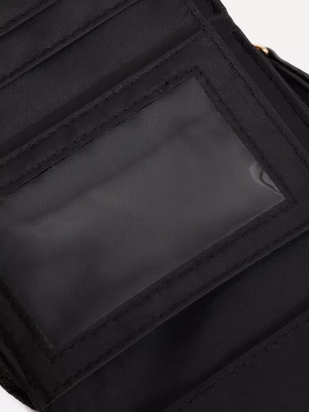 Faux leather eternity purse