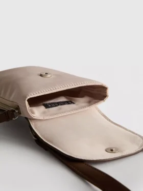 Faux leather phone bag