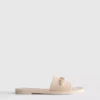 Faux leather snaffle sliders