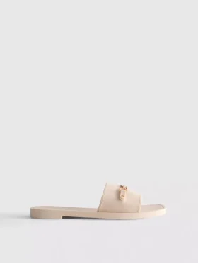 Faux leather snaffle sliders