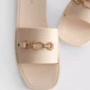 Faux leather snaffle sliders
