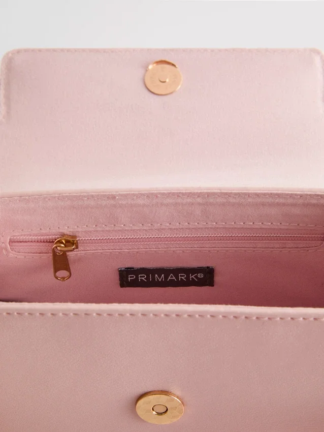 Faux leather top handle bag