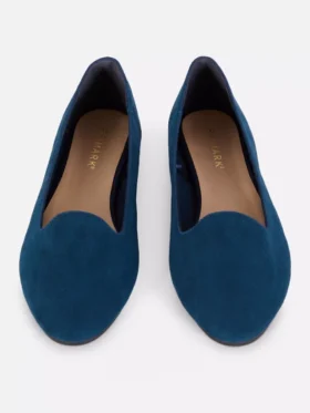 Faux suede flats