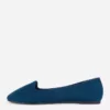 Faux suede flats