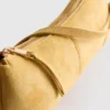 Faux suede shoulder bag